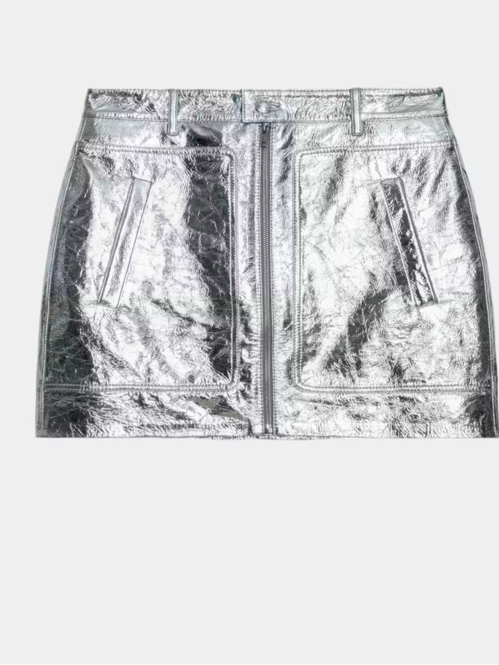 Zadig & Voltaire John Leather Skirt NWT Size 36